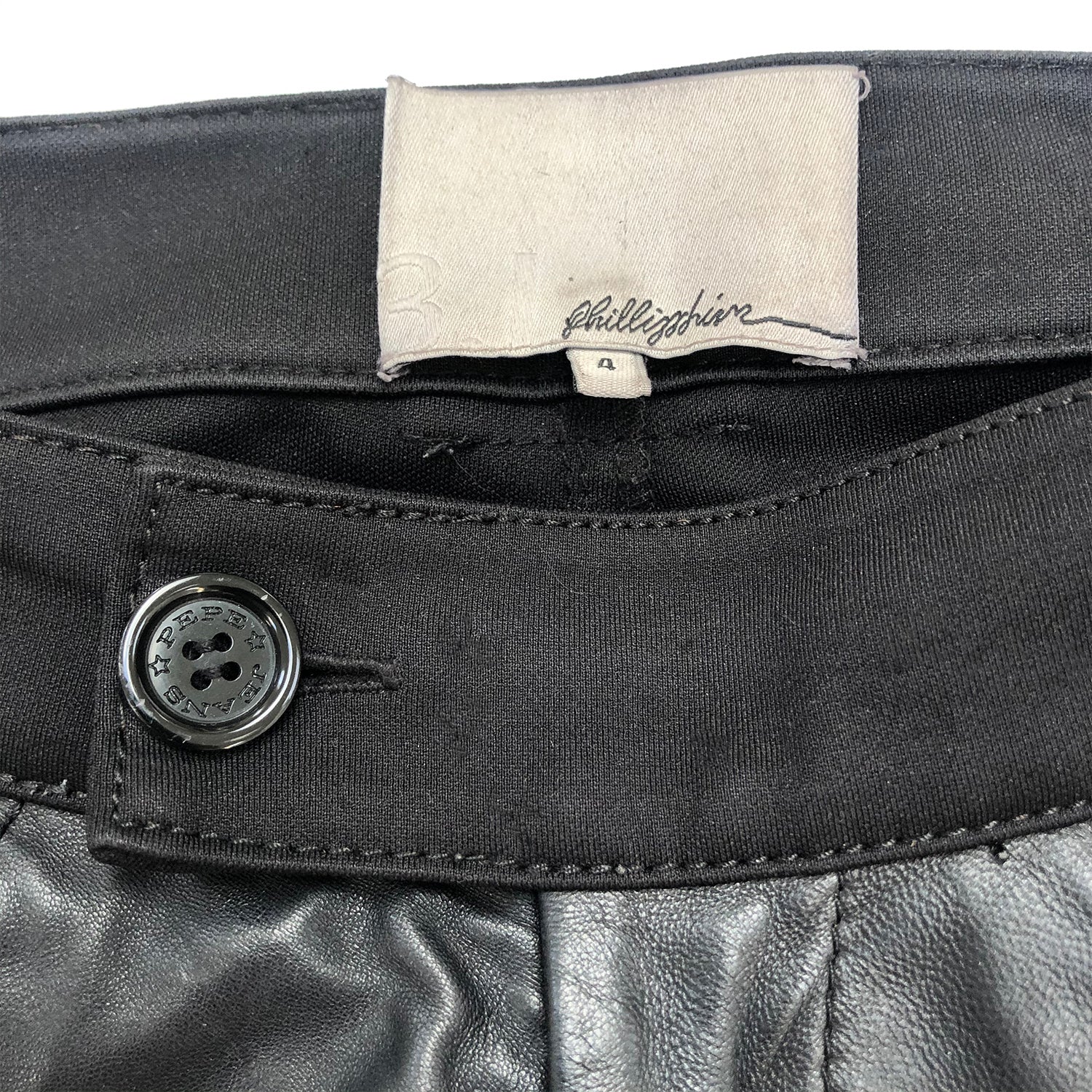 3.1 PHILLIP LIM leather panel trousers - Image 3