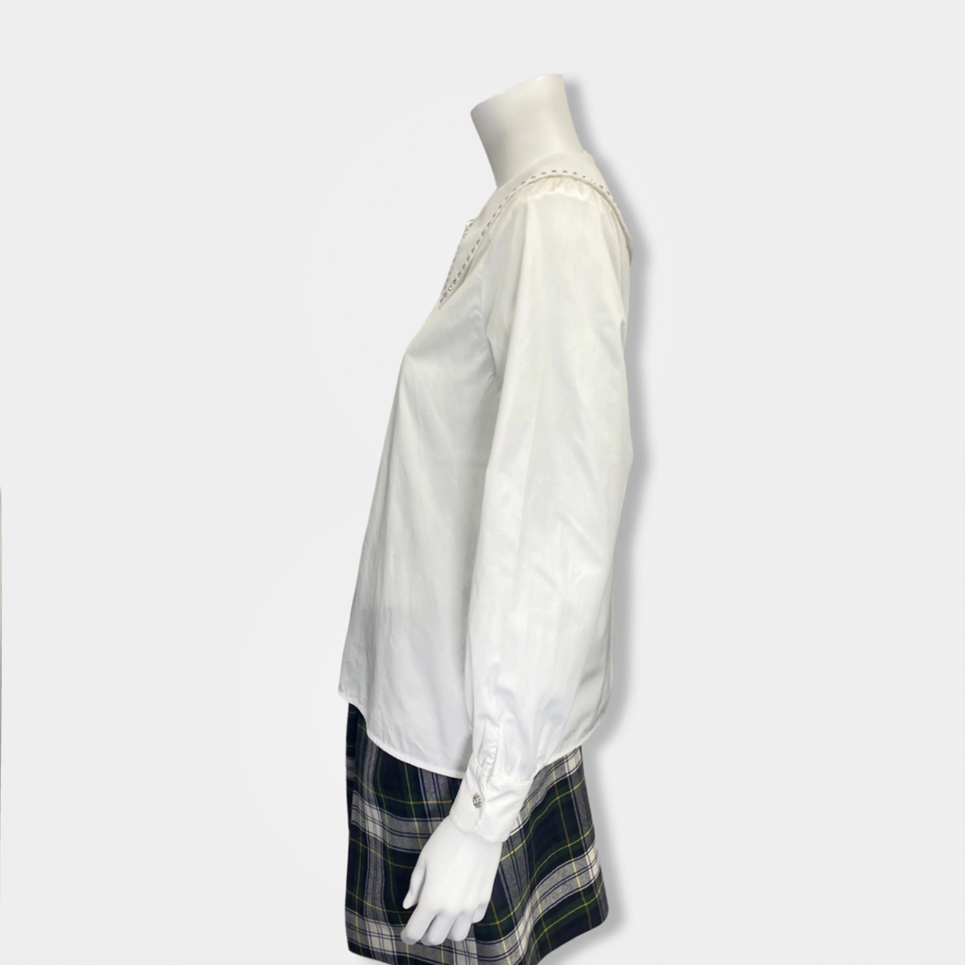 ALESSANDRA RICH white cotton shirt - Image 3