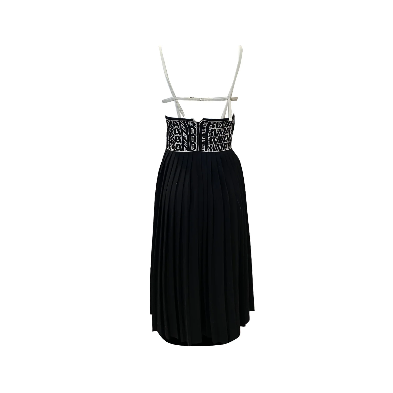 Alexander Wang mid-length pleated black dress - Image 3