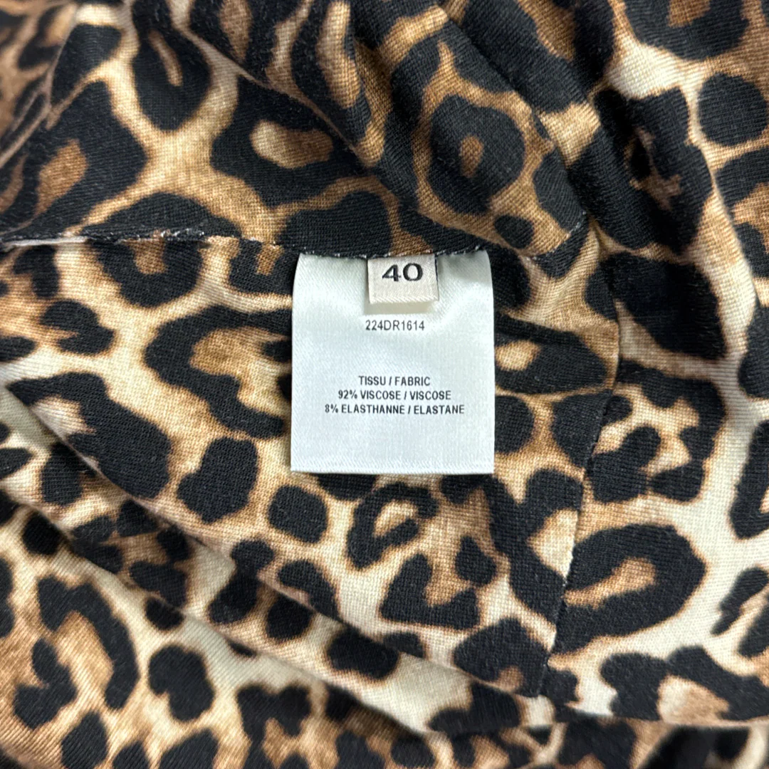 Alexandre Vauthier Natural Ruched Leopard-print Stretch-jersey Maxi Dress - Image 6