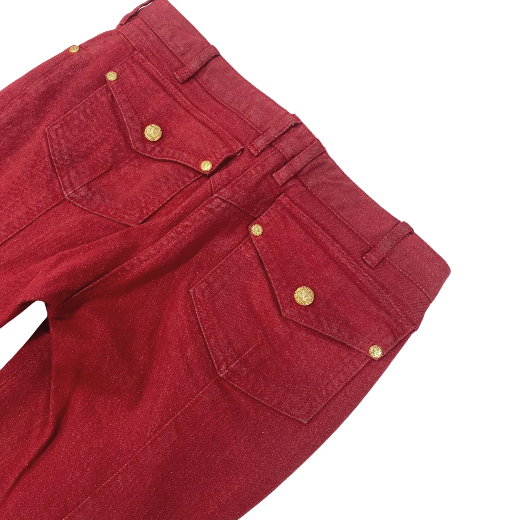 BALMAIN red skinny jeans - Image 4
