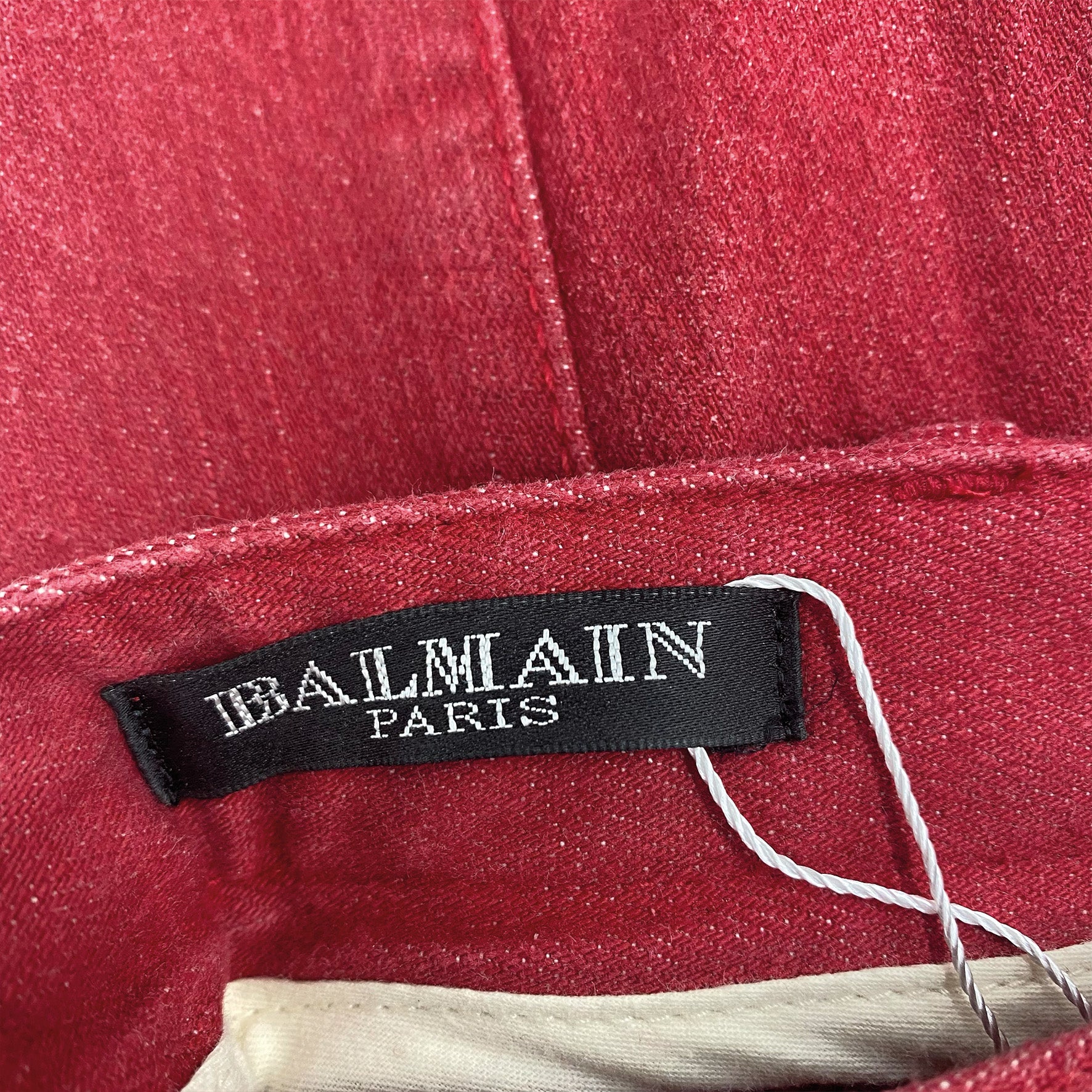 BALMAIN red skinny jeans - Image 5