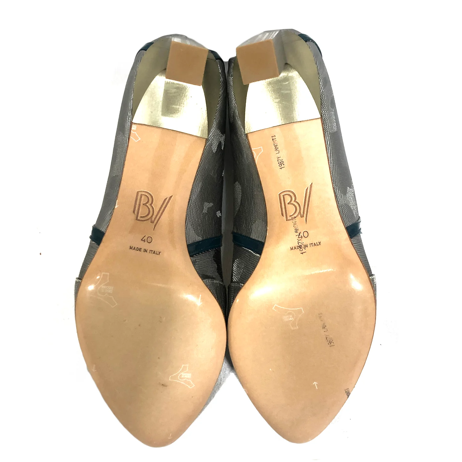 BETTINA VERMILLON silver heels - Image 5