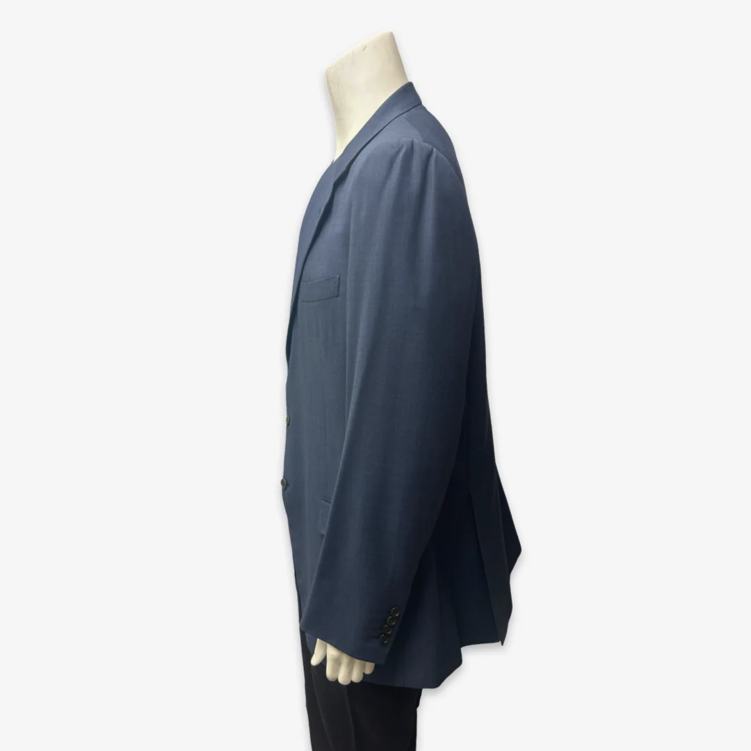 Brioni Men's Navy Blue Wool Suit Set - Image 3