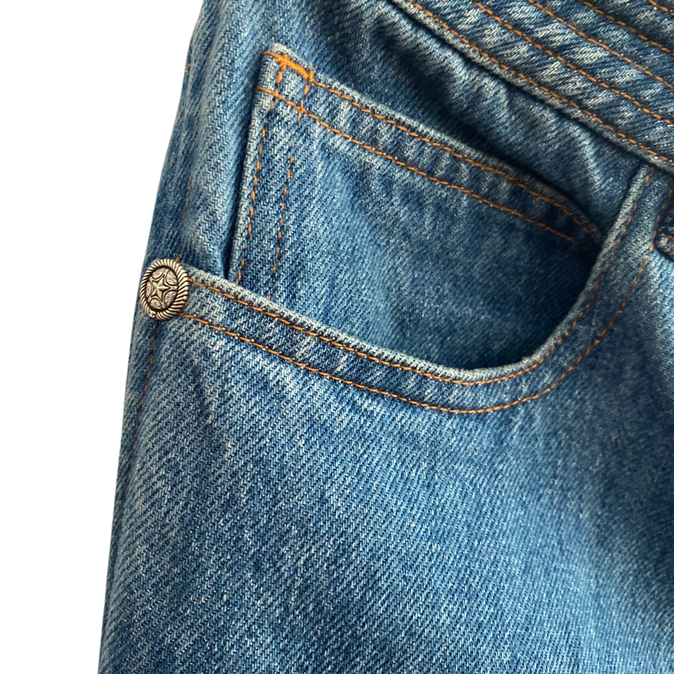 CHANEL navy slim-fit jeans - Image 4