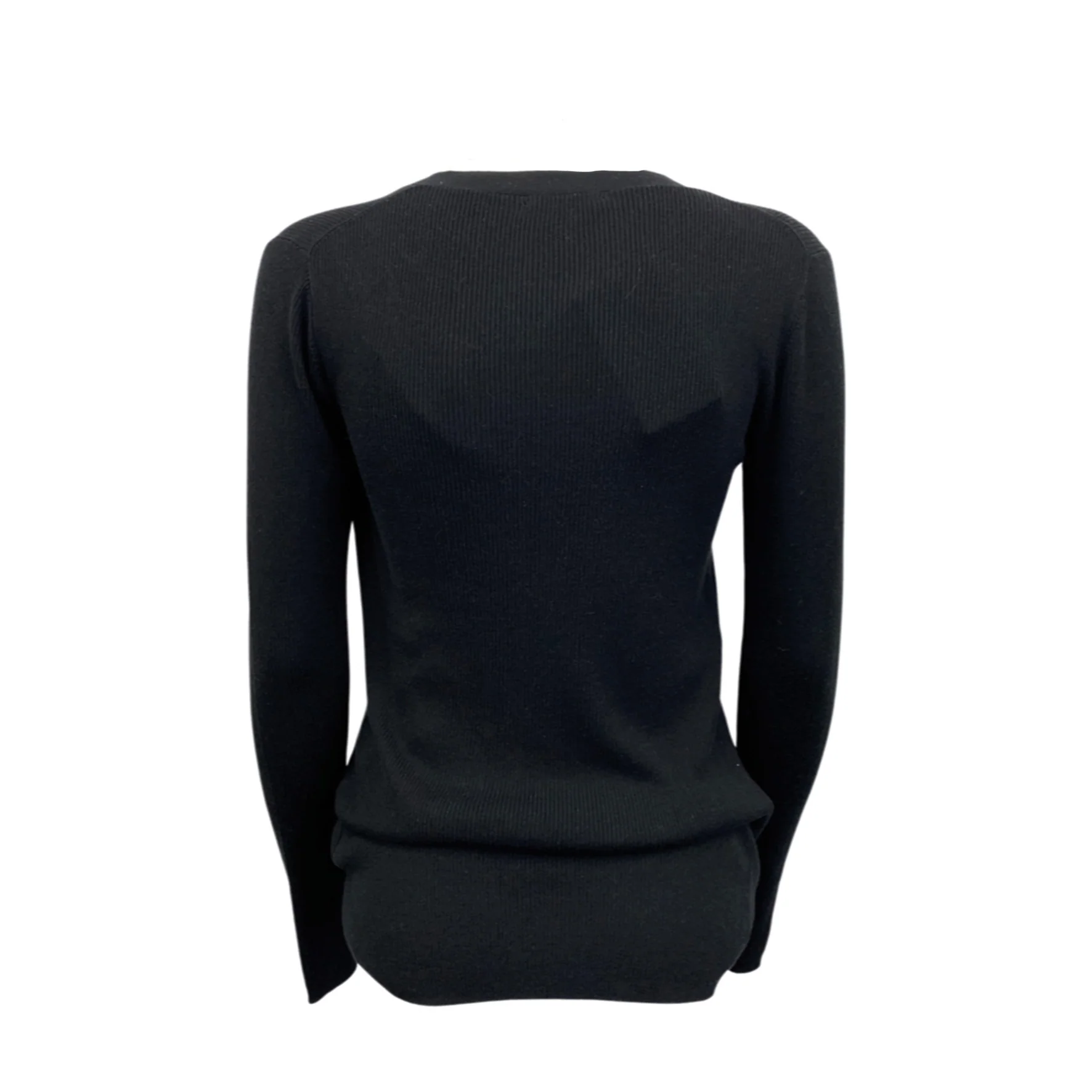 CO black silk cardigan - Image 4