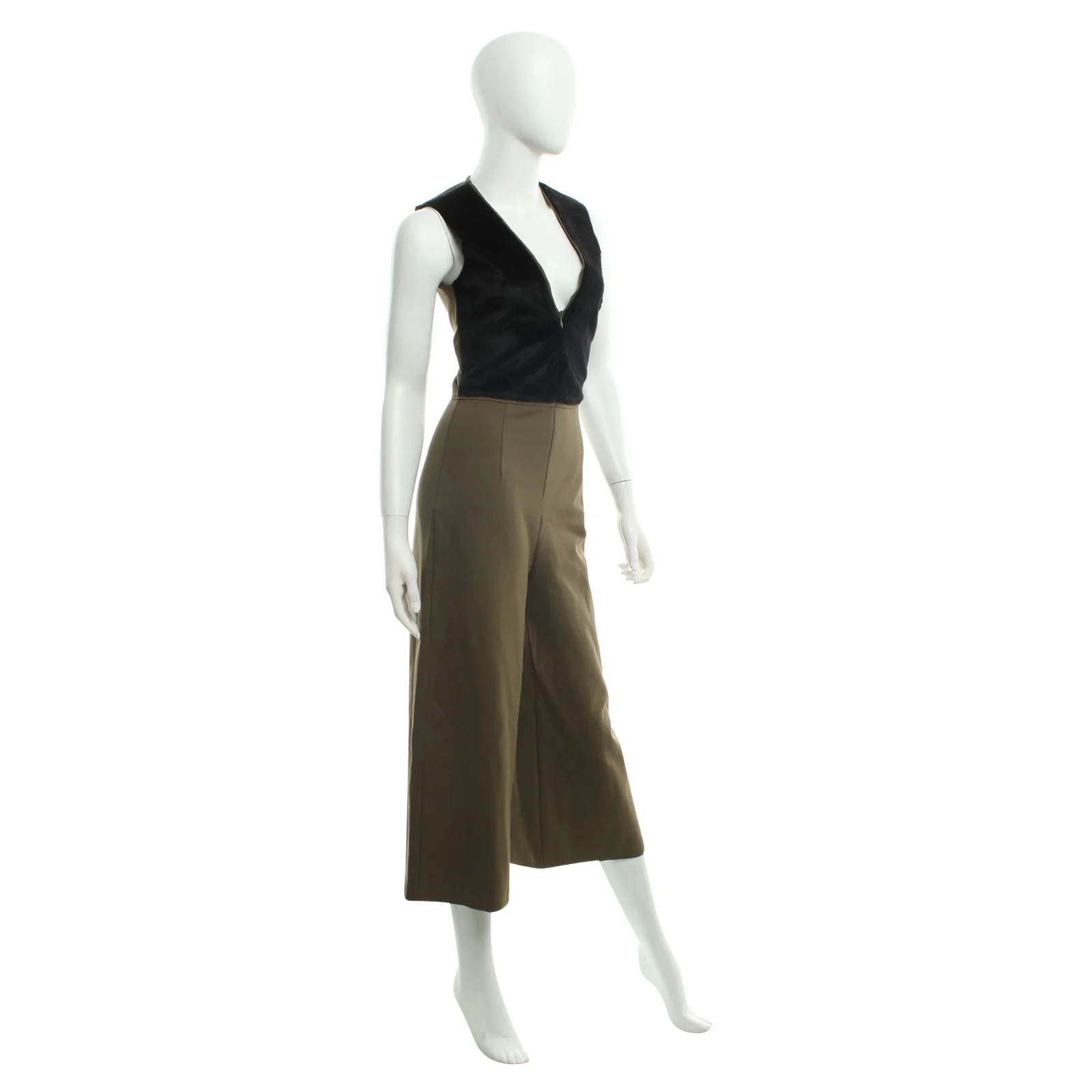 Dagmar military green and black jumpsuit - Image 3