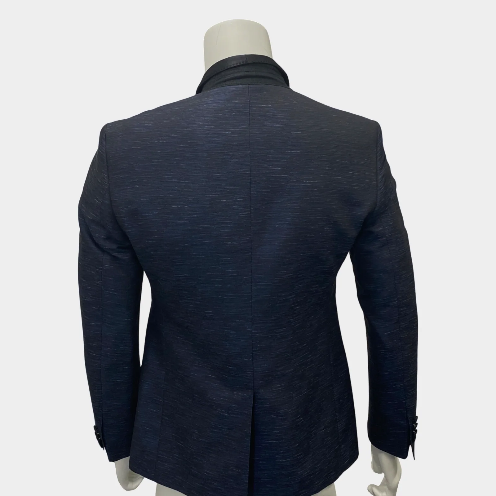 Dolce&Gabbana Martini Men's Black and Navy Evening Two-Piece Set - Image 3