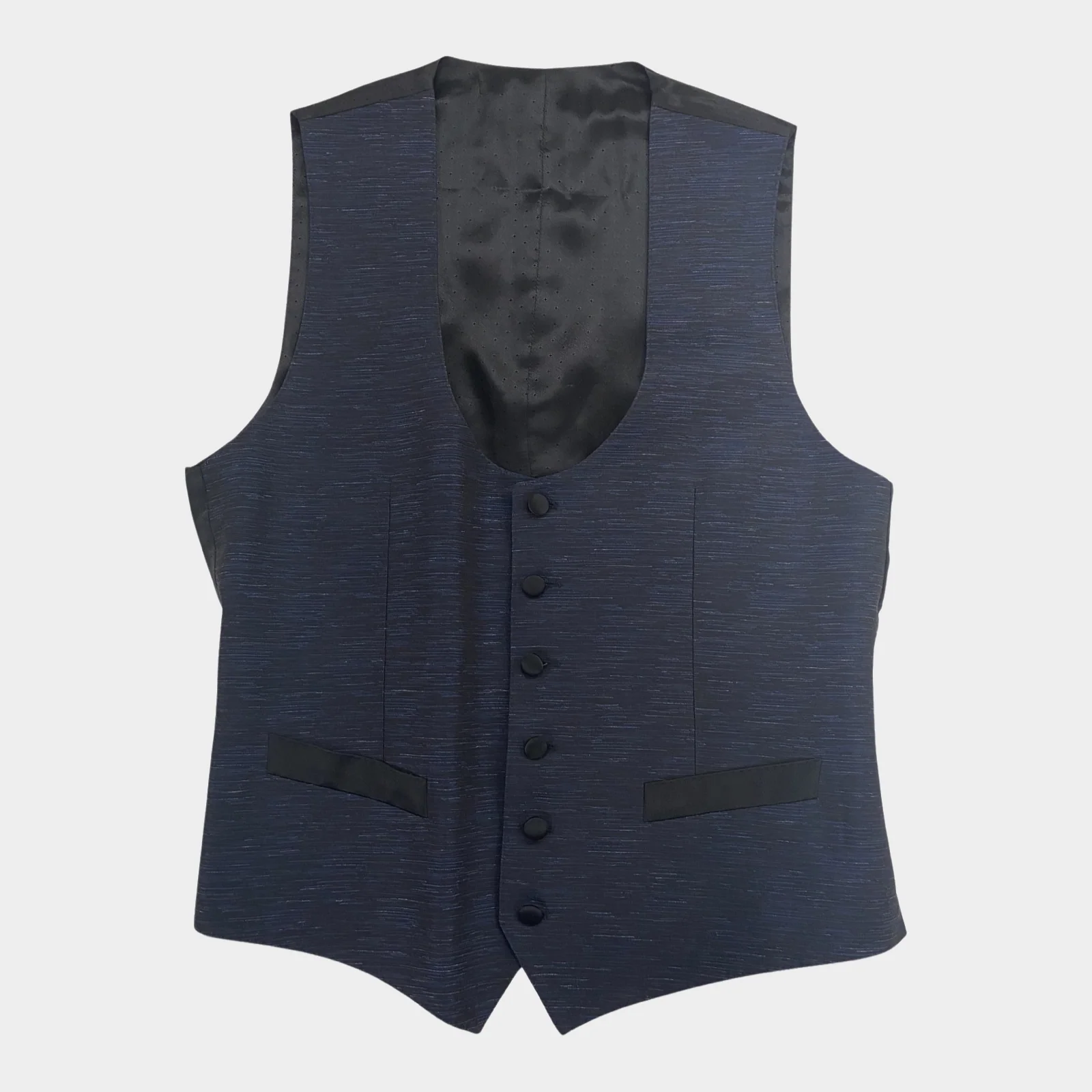 Dolce&Gabbana Martini Men's Black and Navy Evening Two-Piece Set - Image 5