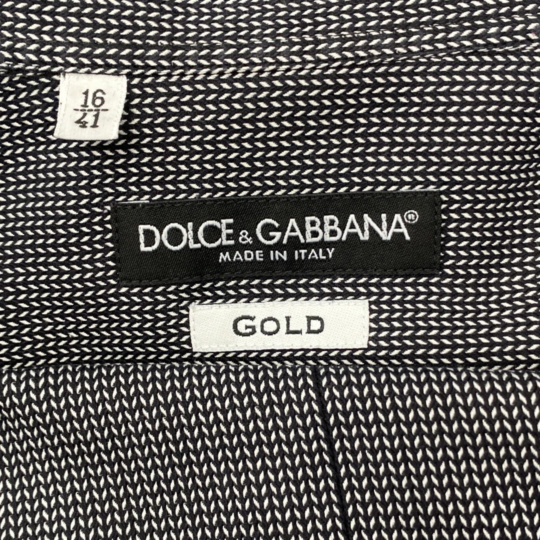 DOLCE&GABBANA grey cotton shirt - Image 5