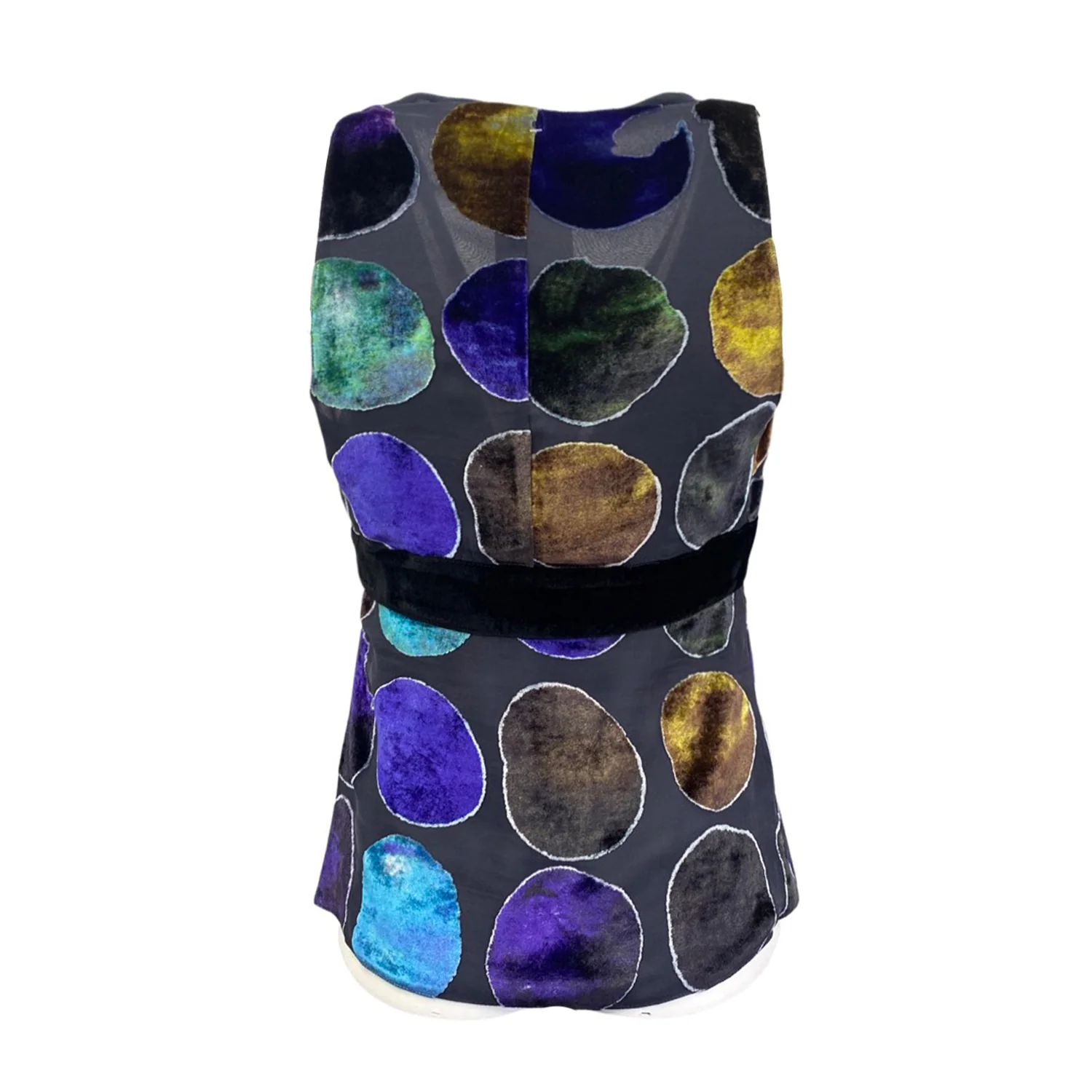 EMPORIO ARMANI multicolour velvet vest - Image 3