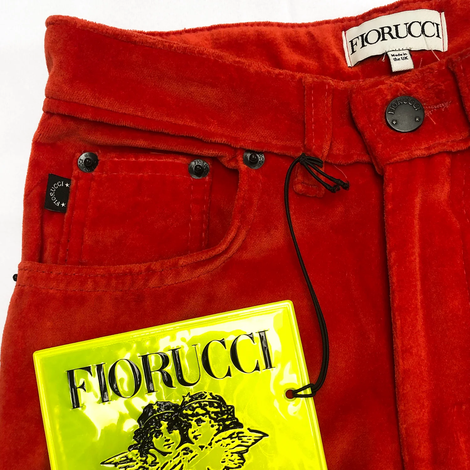 FIORUCCI velvet orange trousers - Image 3
