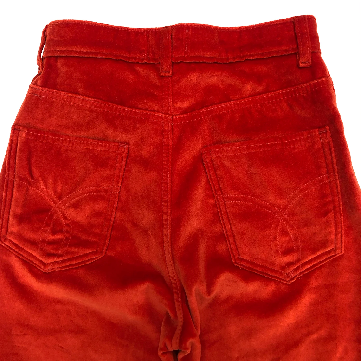 FIORUCCI velvet orange trousers - Image 4