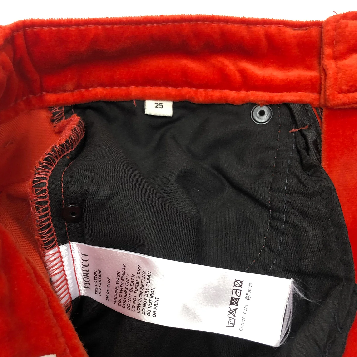 FIORUCCI velvet orange trousers - Image 5