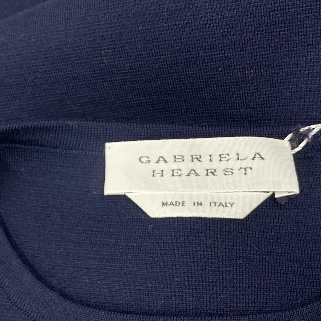 GABRIELA HEARST navy woolen knit top - Image 4