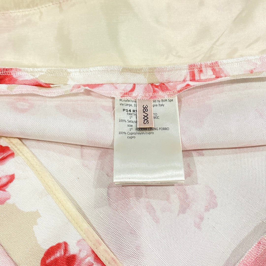 GIAMBATTISTA VALLI ecru and raspberry silk set - Image 4