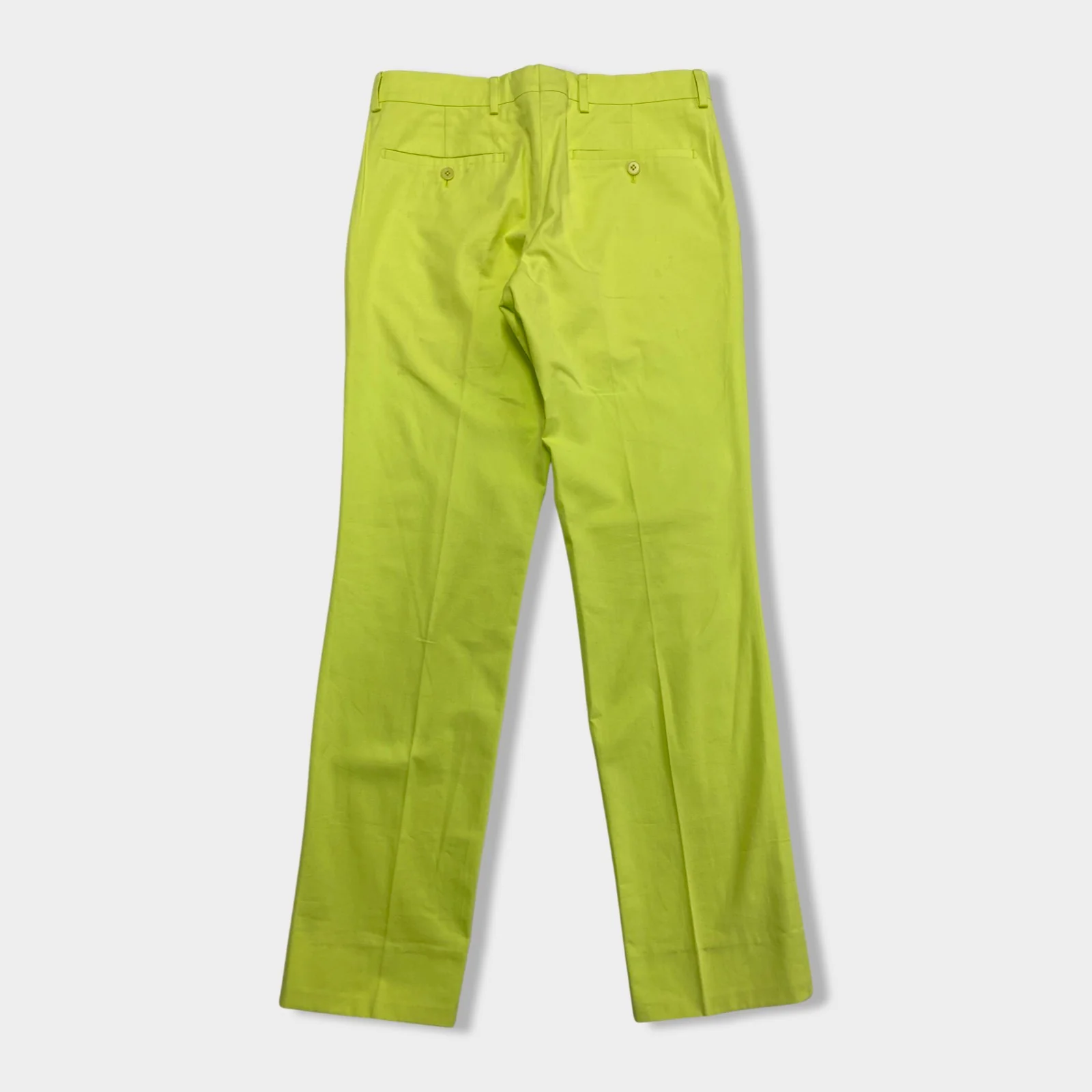 HERMÈS lemon cotton trousers - Image 3