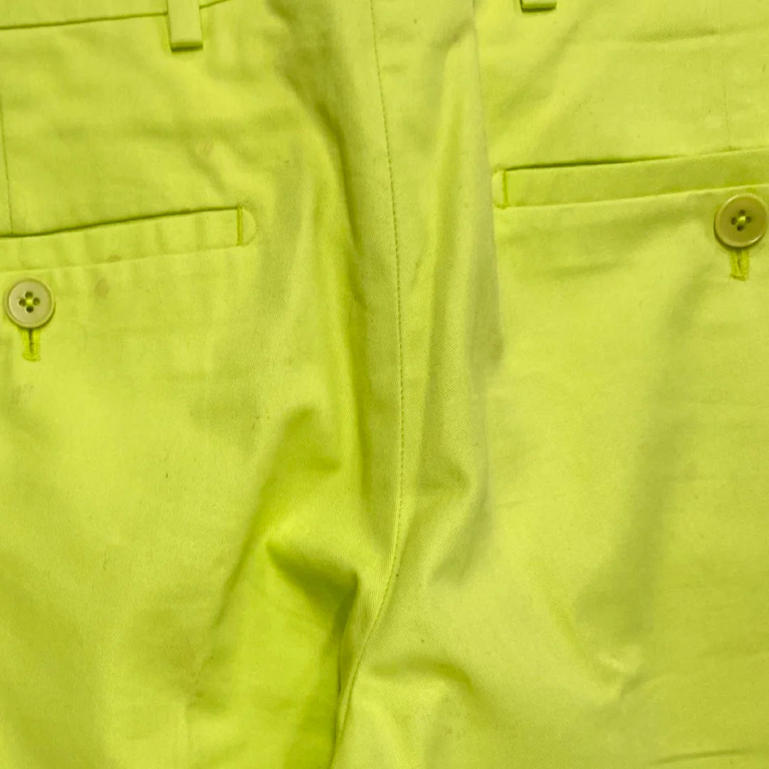 HERMÈS lemon cotton trousers - Image 4