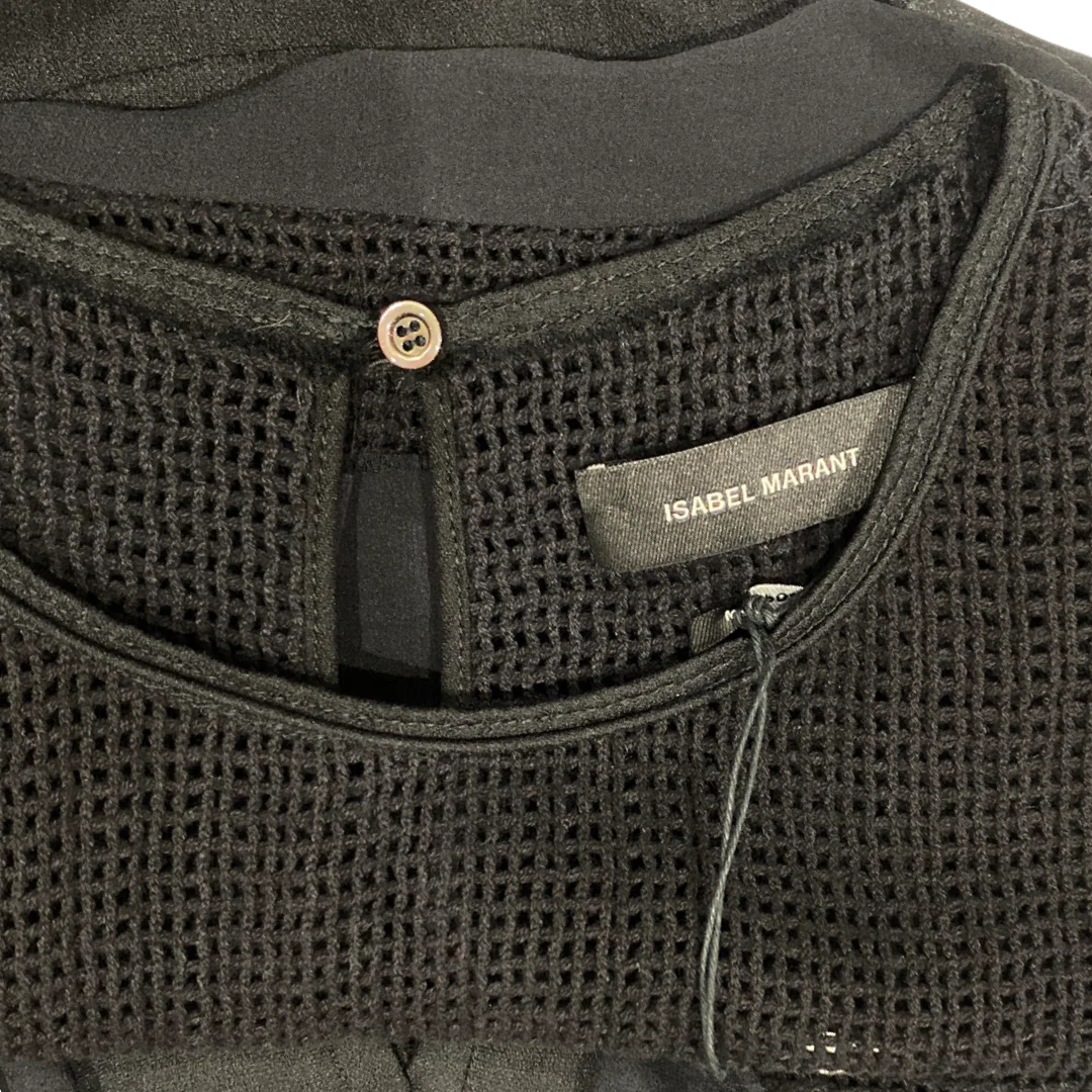 ISABEL MARANT black ruffled top - Image 4