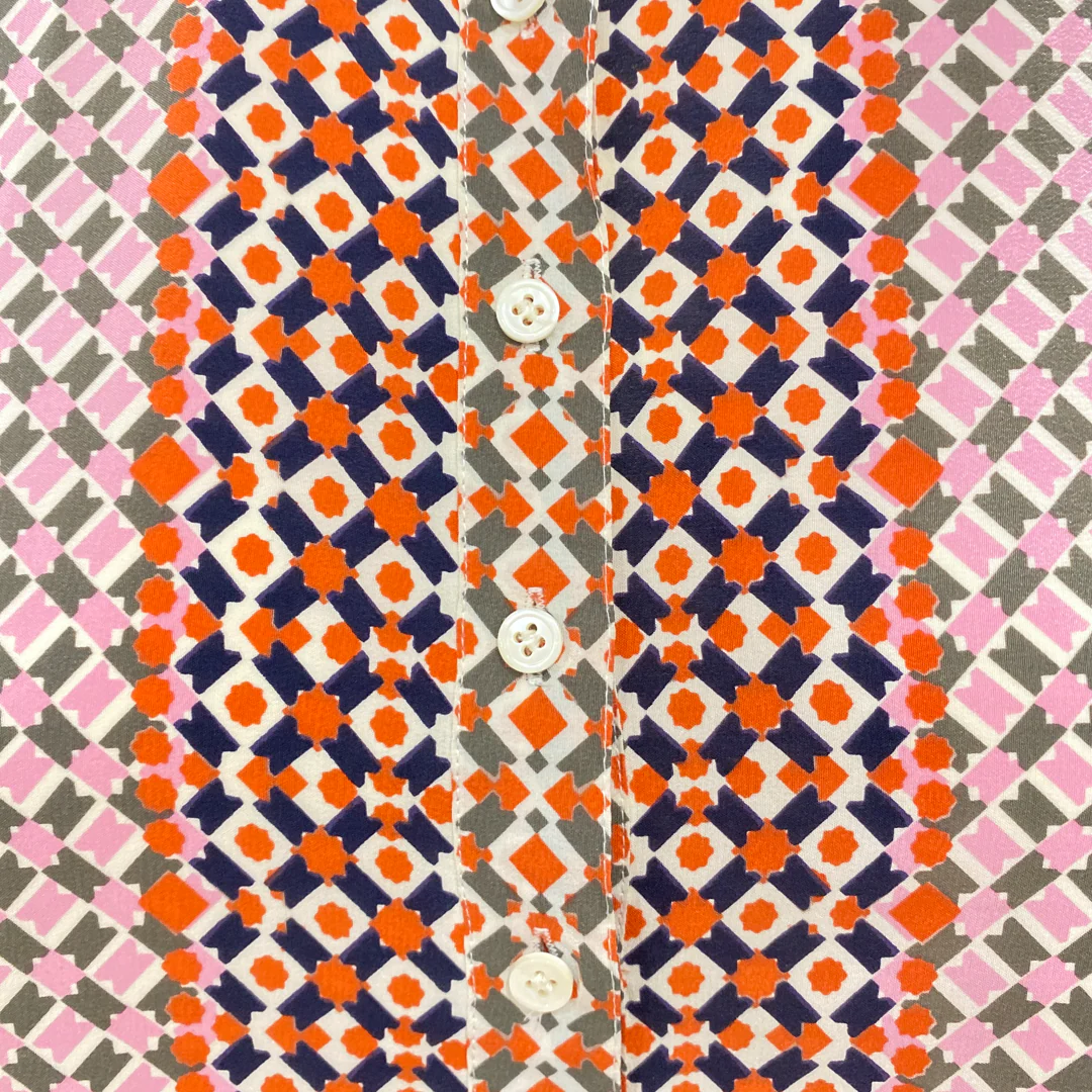 J.CREW multicolour print silk dress - Image 5