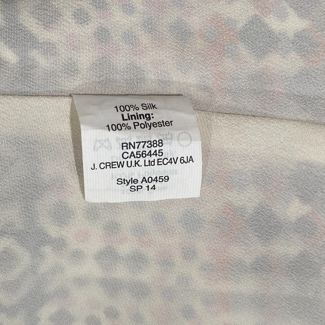 J.CREW multicolour print silk dress - Image 6