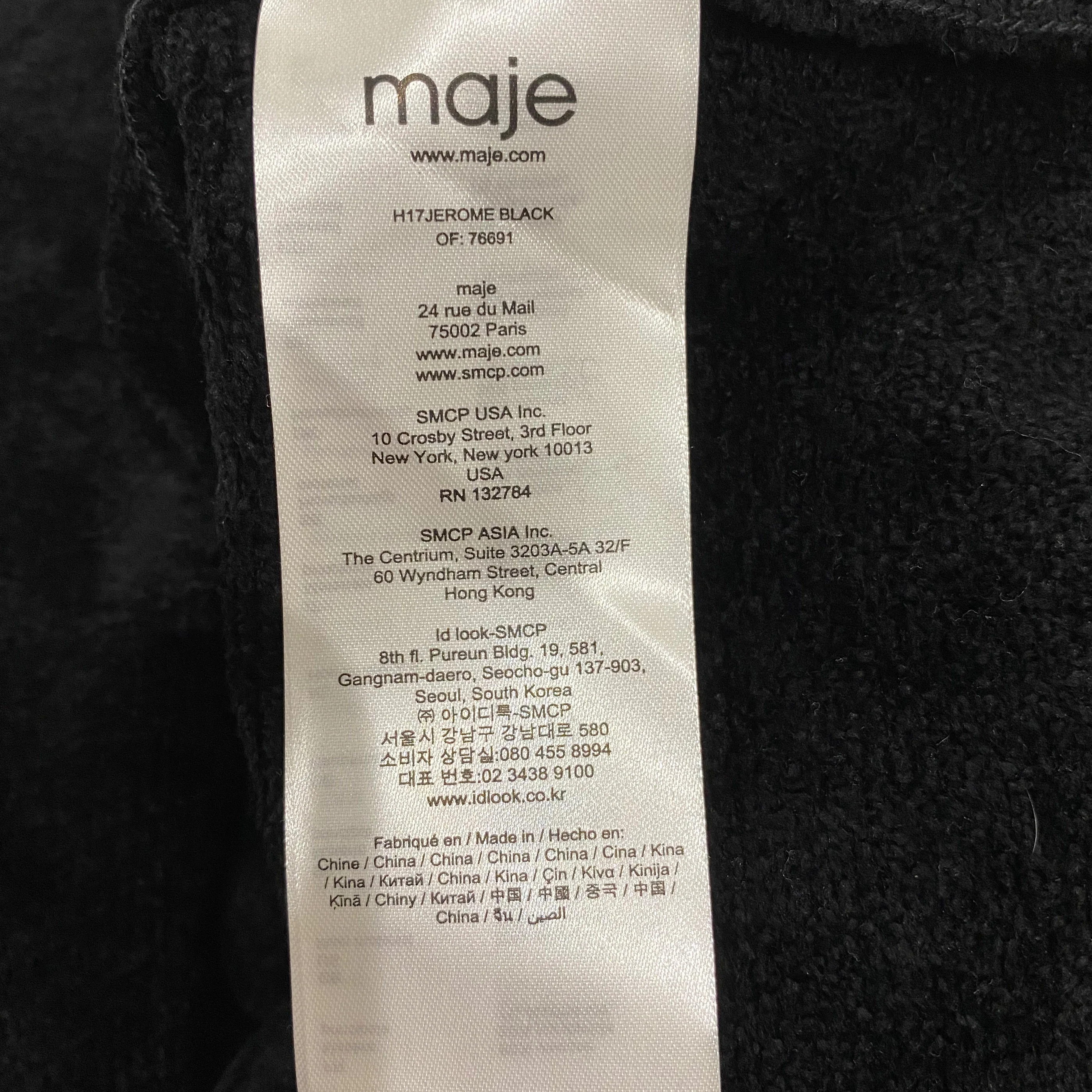 Maje Jerome Jacquard-pattern Pleated Mini Skirt - Image 4