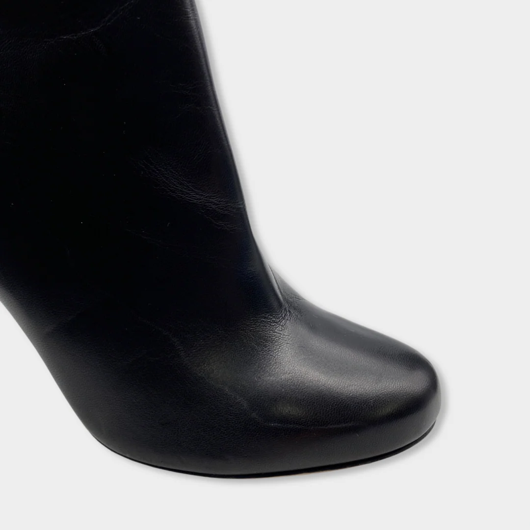 MO HELMI black leather boots - Image 3