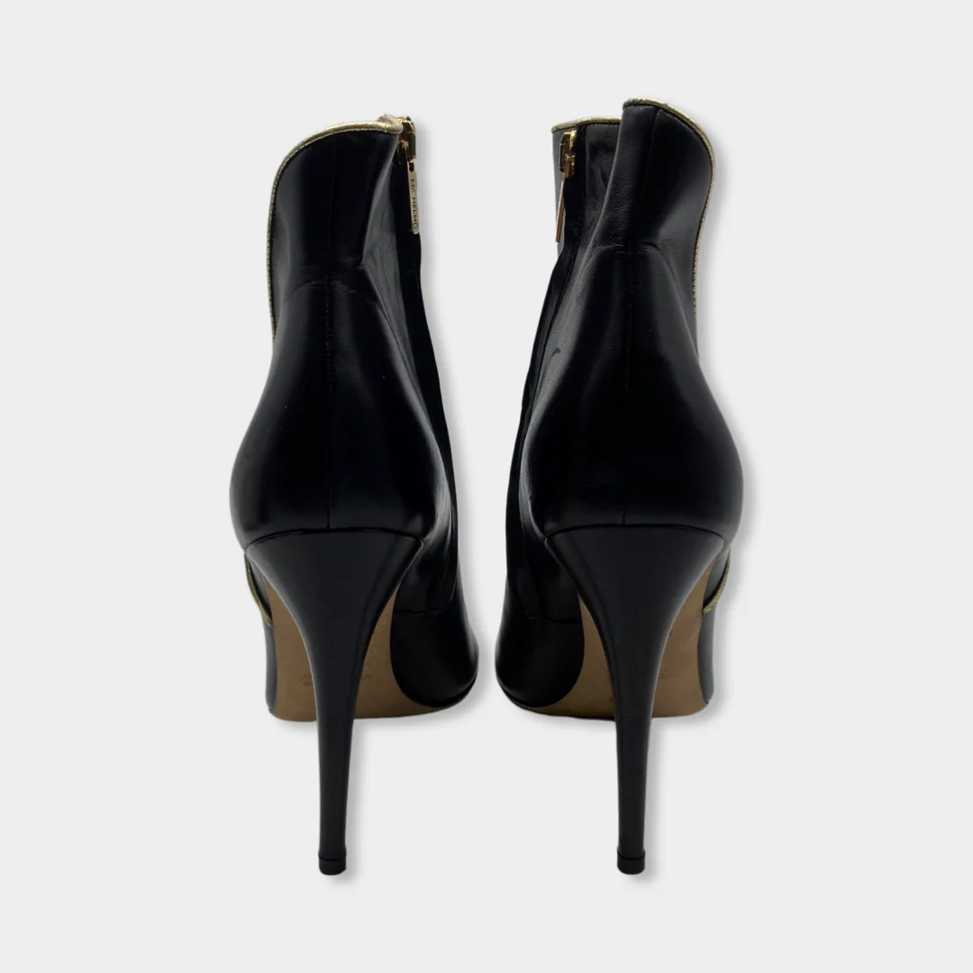 MO HELMI black leather boots - Image 5