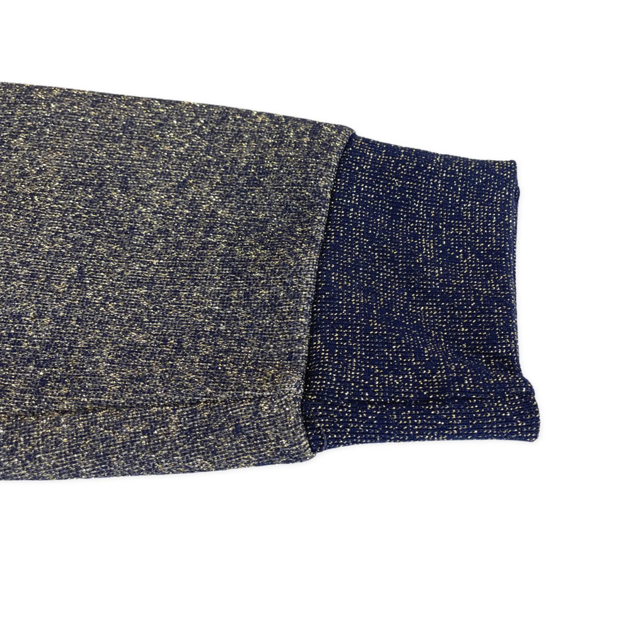 Paul Smith navy and gold glitter sweatshirt - Image 3