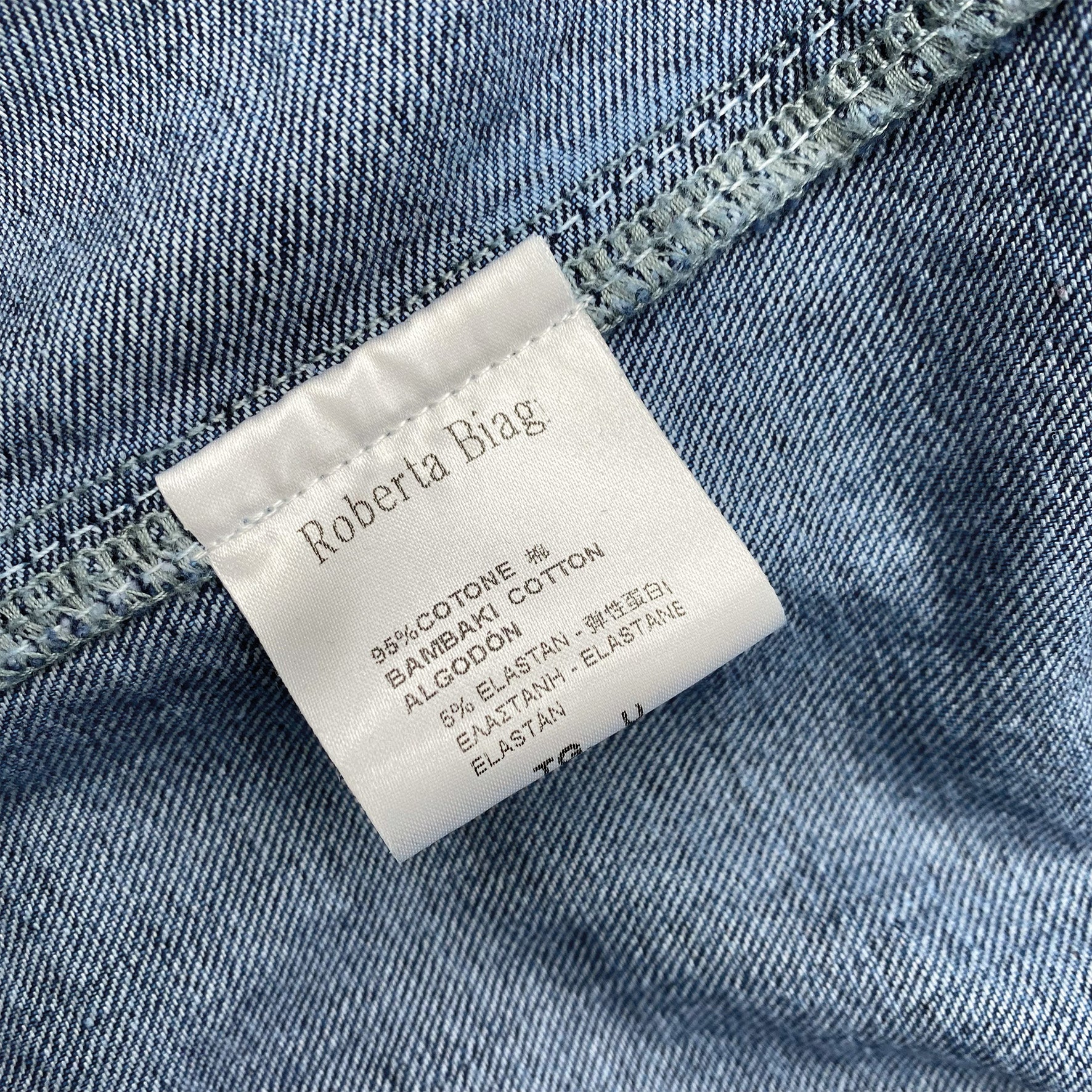 ROBERTA BIAGI blue denim jacket - Image 5