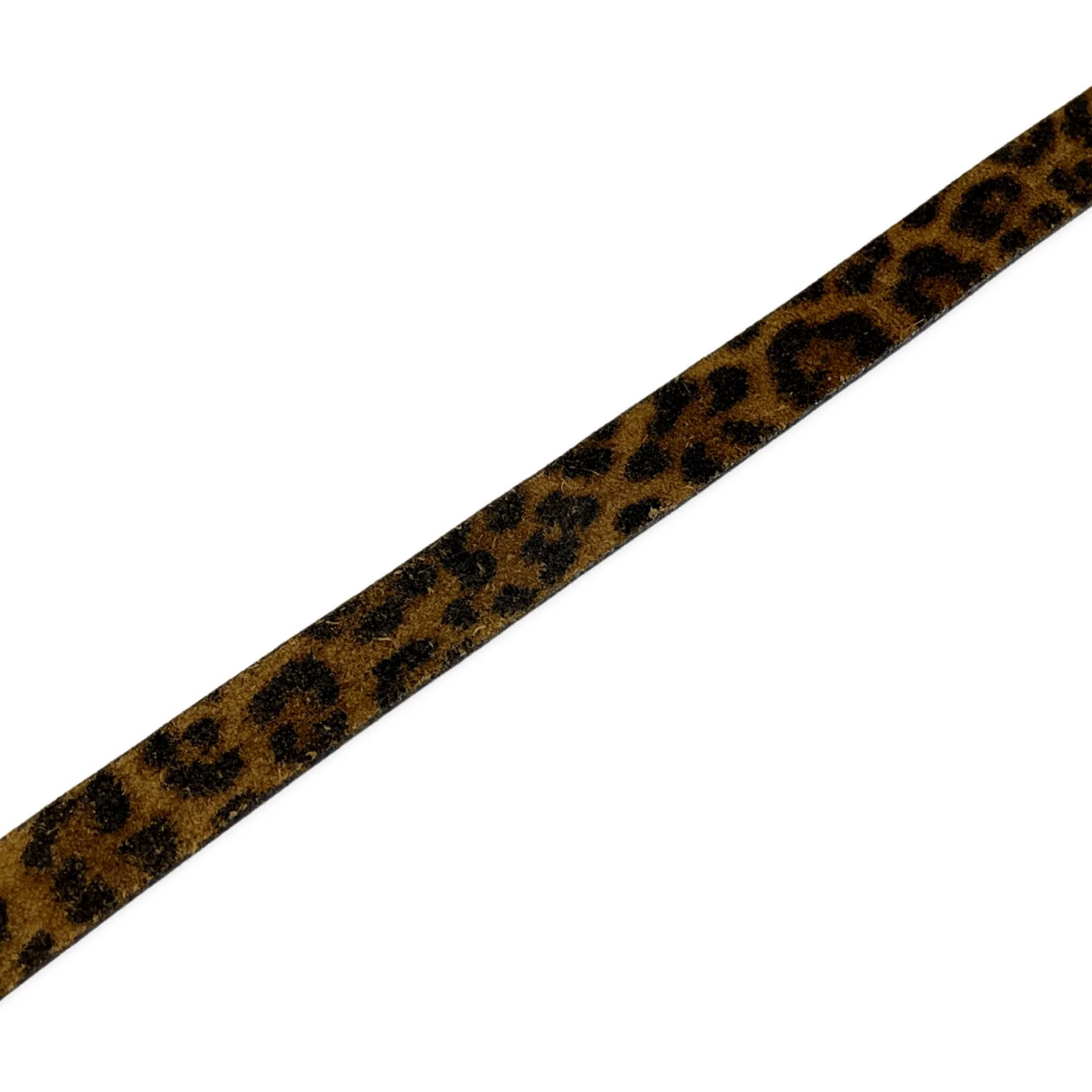 Saint Laurent animal print suede brown belt | size 95 - Image 3
