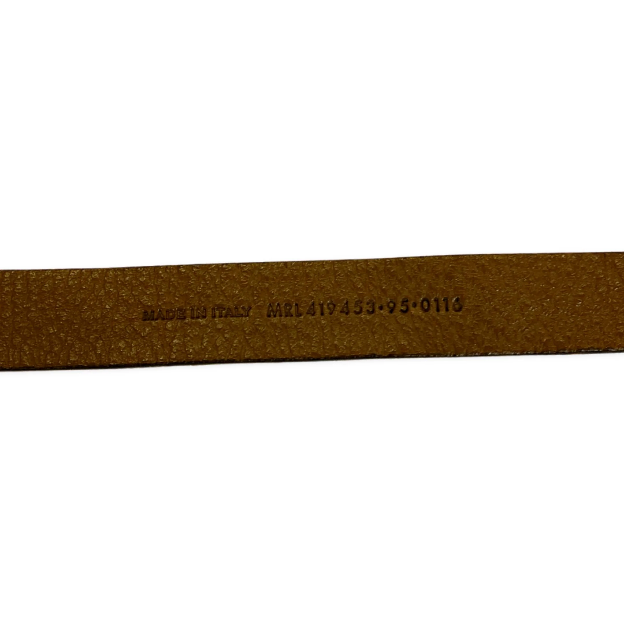 Saint Laurent animal print suede brown belt | size 95 - Image 4