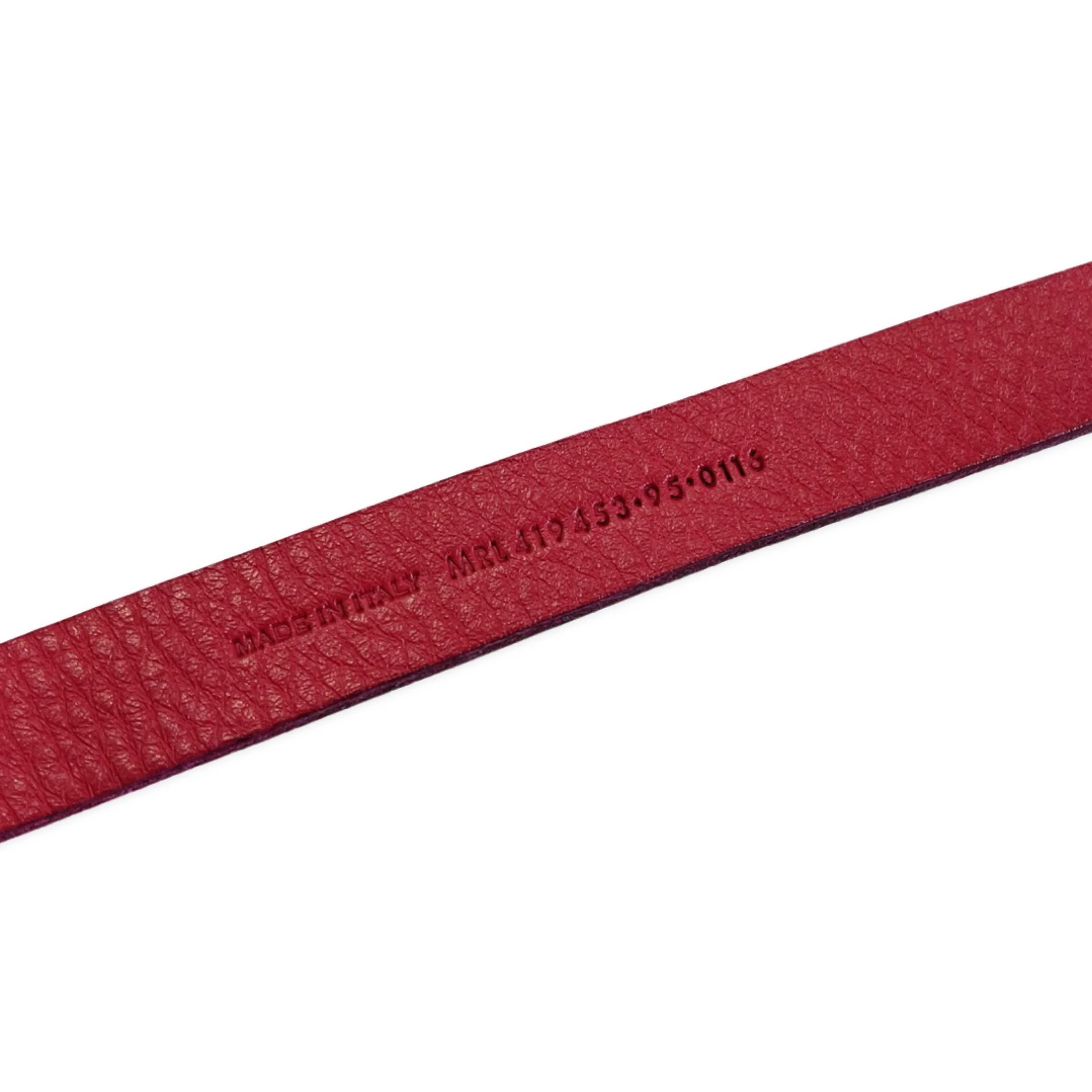 Saint Laurent animal print suede fuchsia belt | size 95 - Image 4