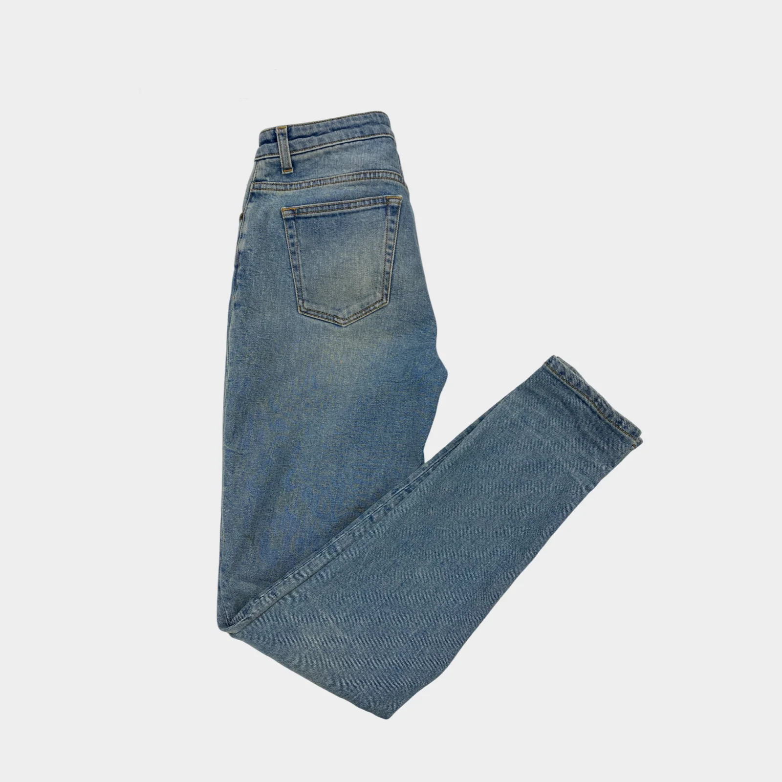 SAINT LAURENT blue ripped jeans - Image 3