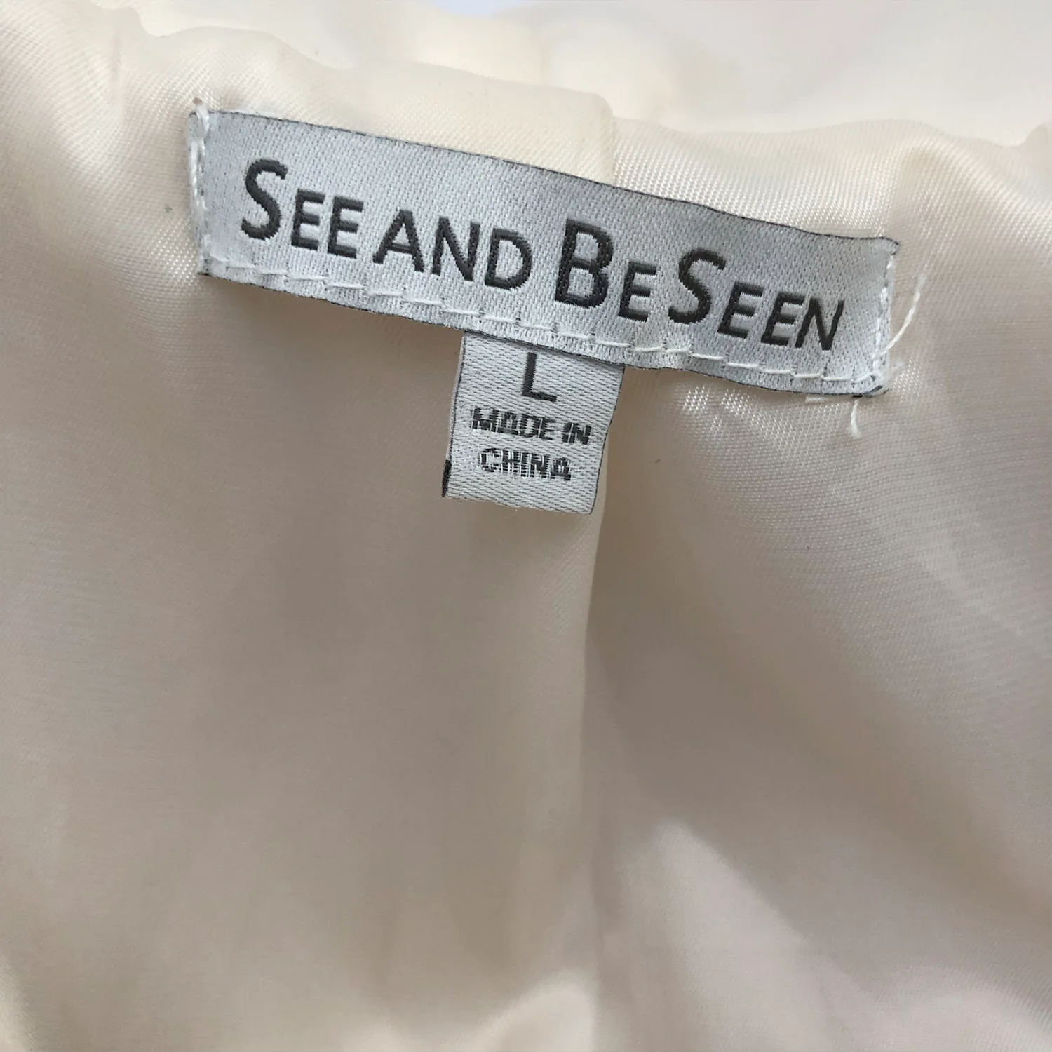 See and be seen teddy bear ecru jacket - Image 5