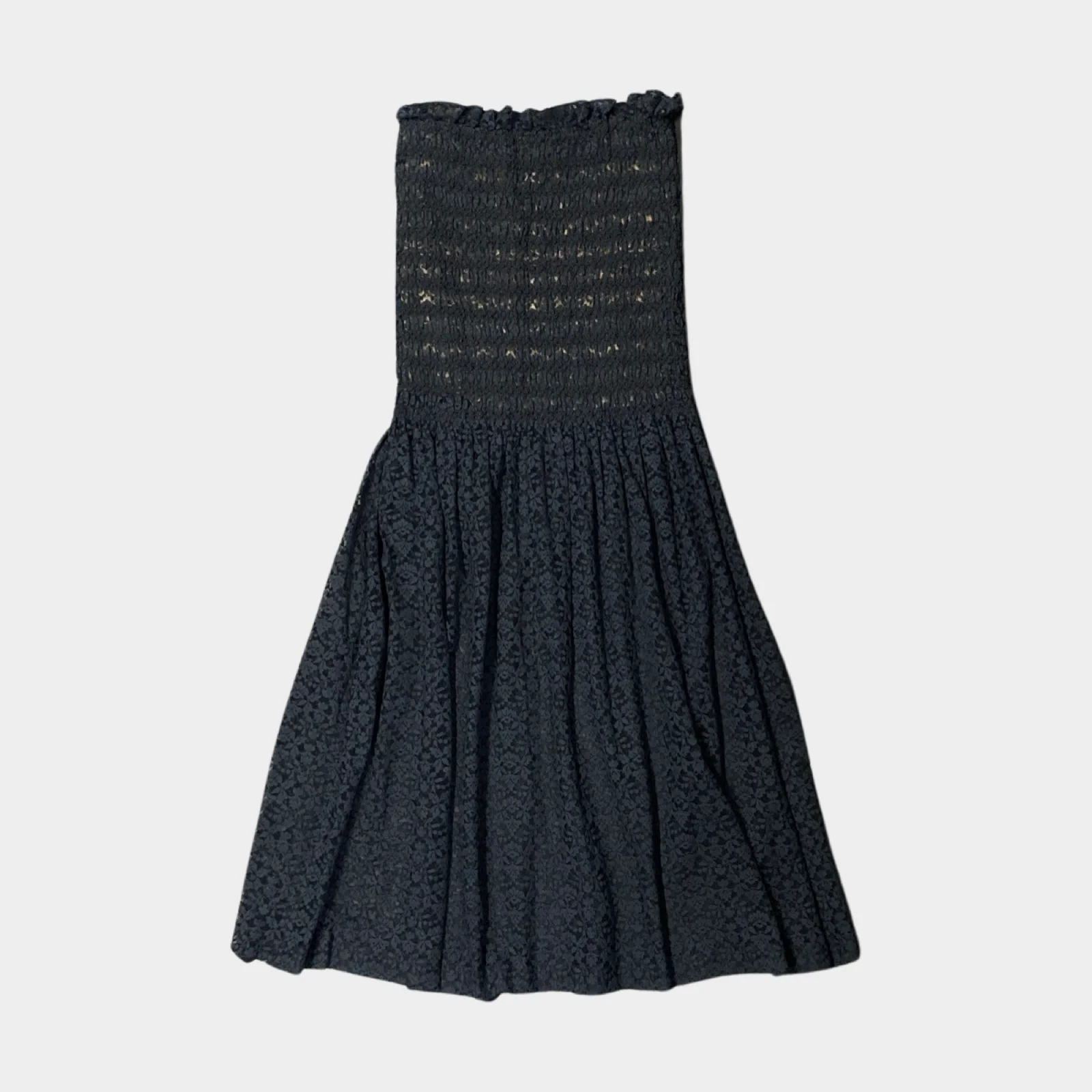 Stella McCartney navy lace maxi skirt with elasticated waist - Image 3