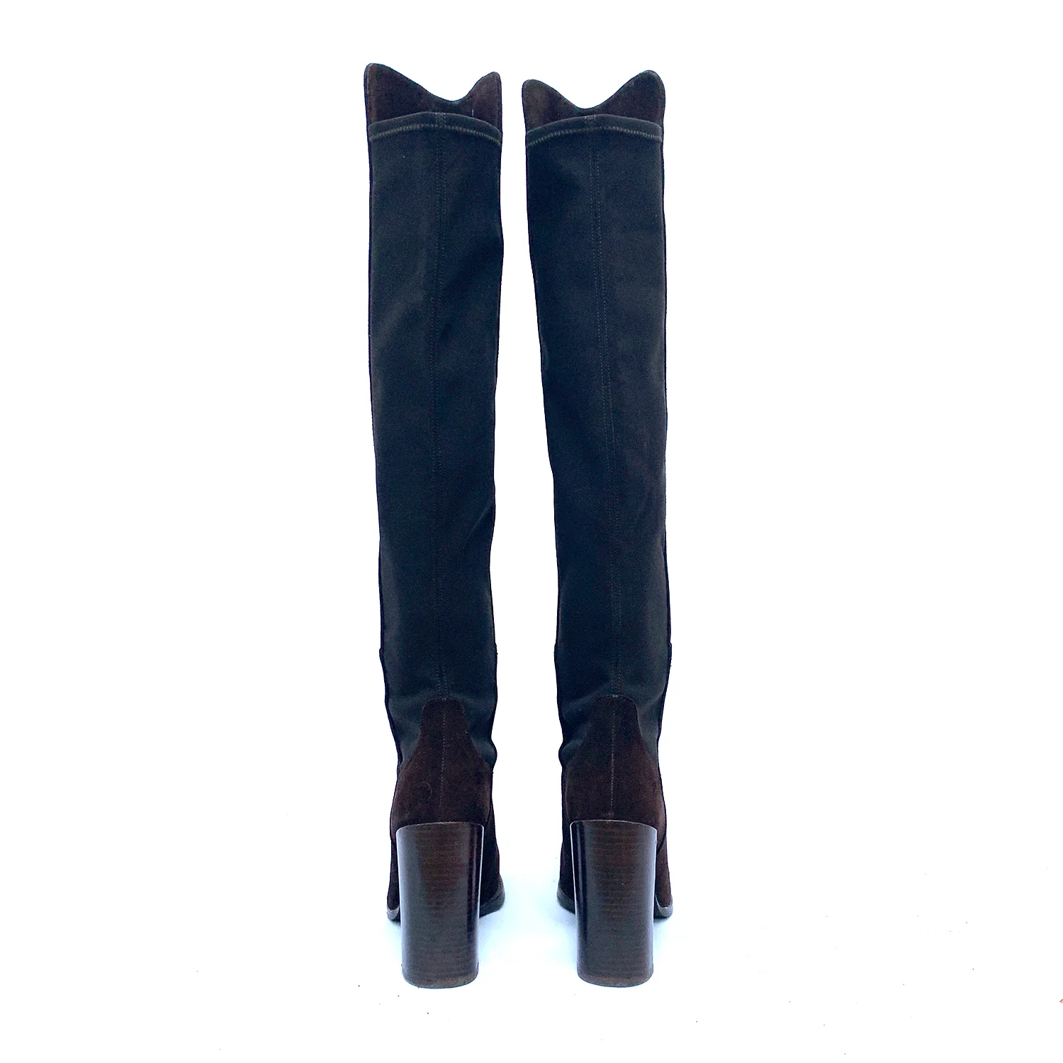 Stuart Weitzman brown suede knee boots - Image 3