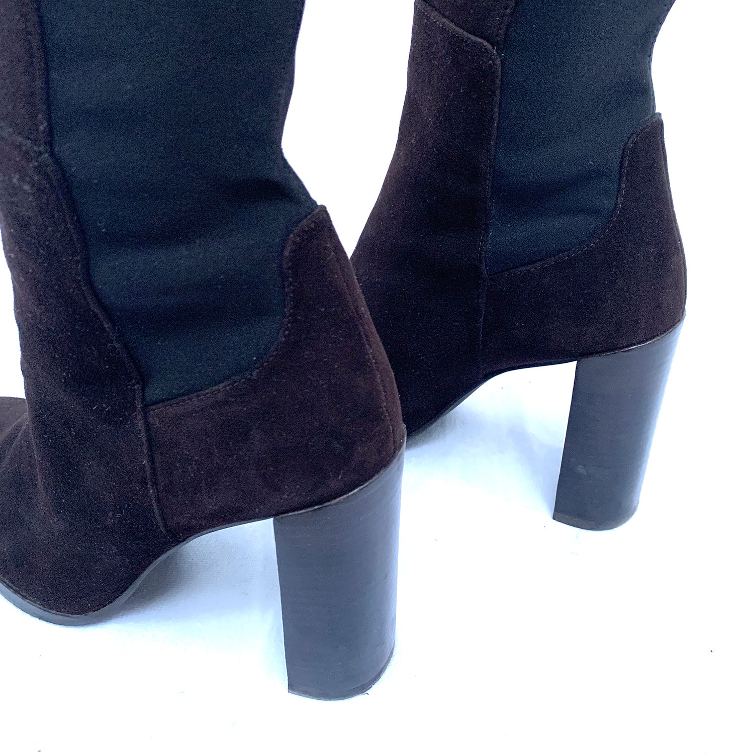 Stuart Weitzman brown suede knee boots - Image 4