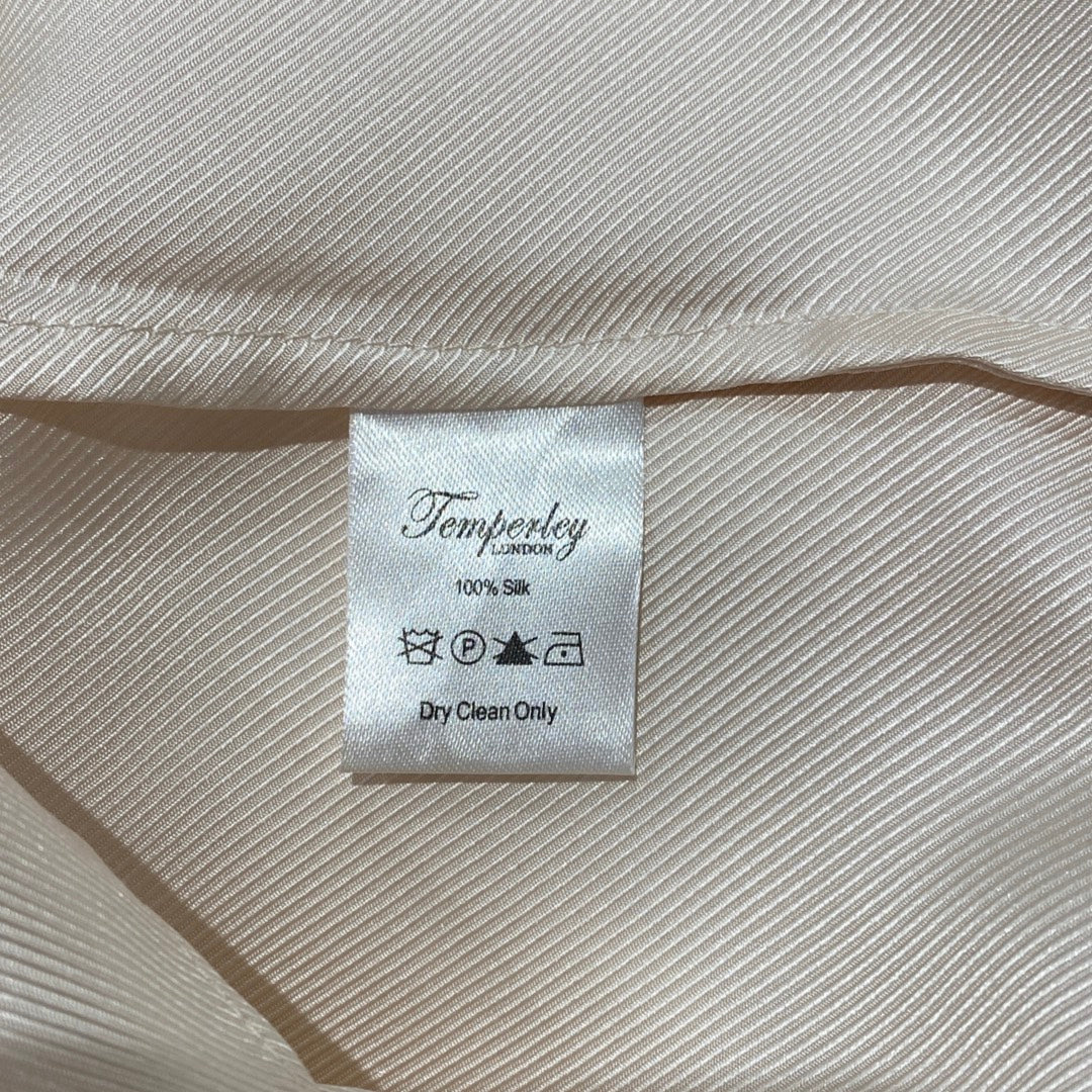 TEMPERLEY light pink silk ruffled blouse - Image 6