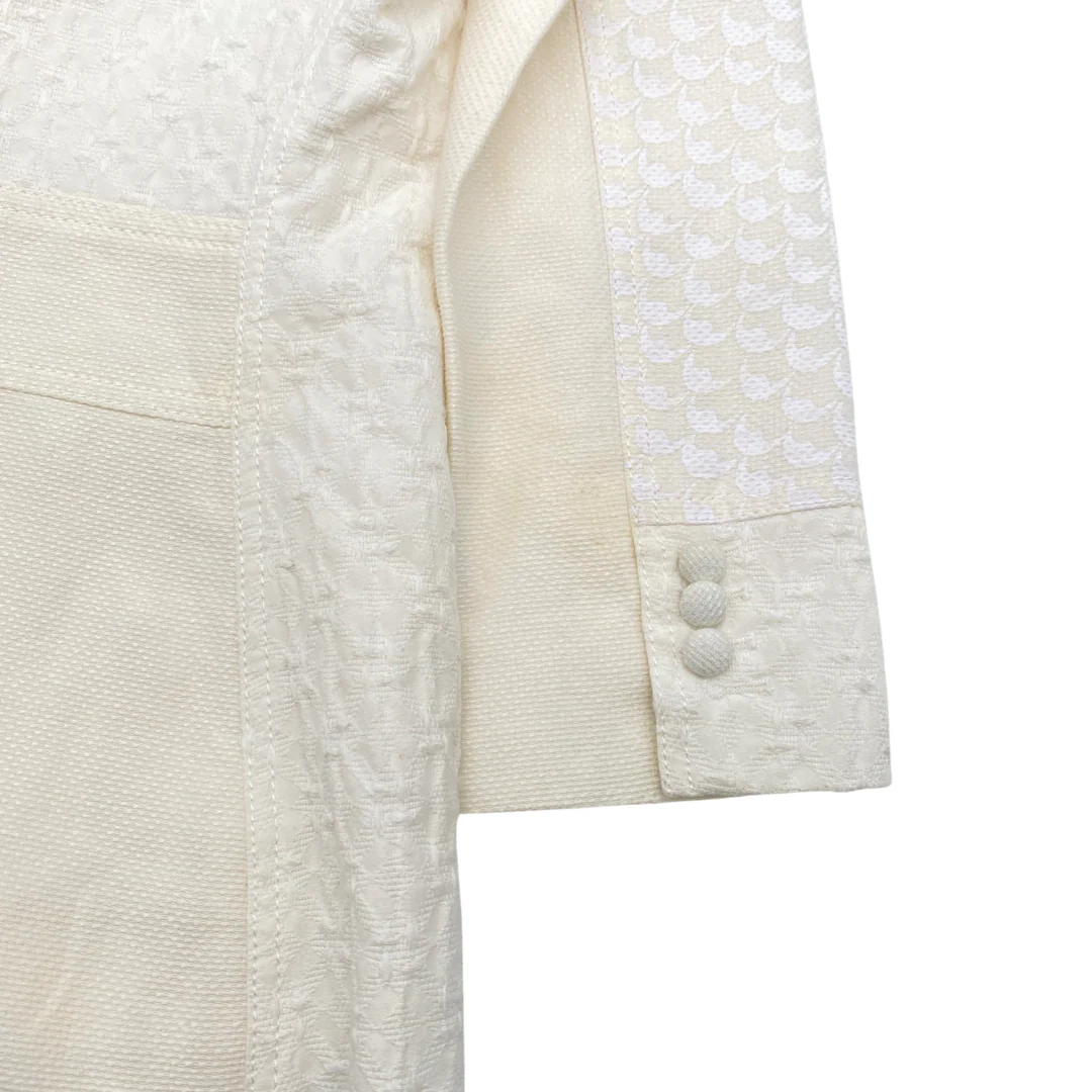 THE ROW ecru structured cotton jacket - Image 6
