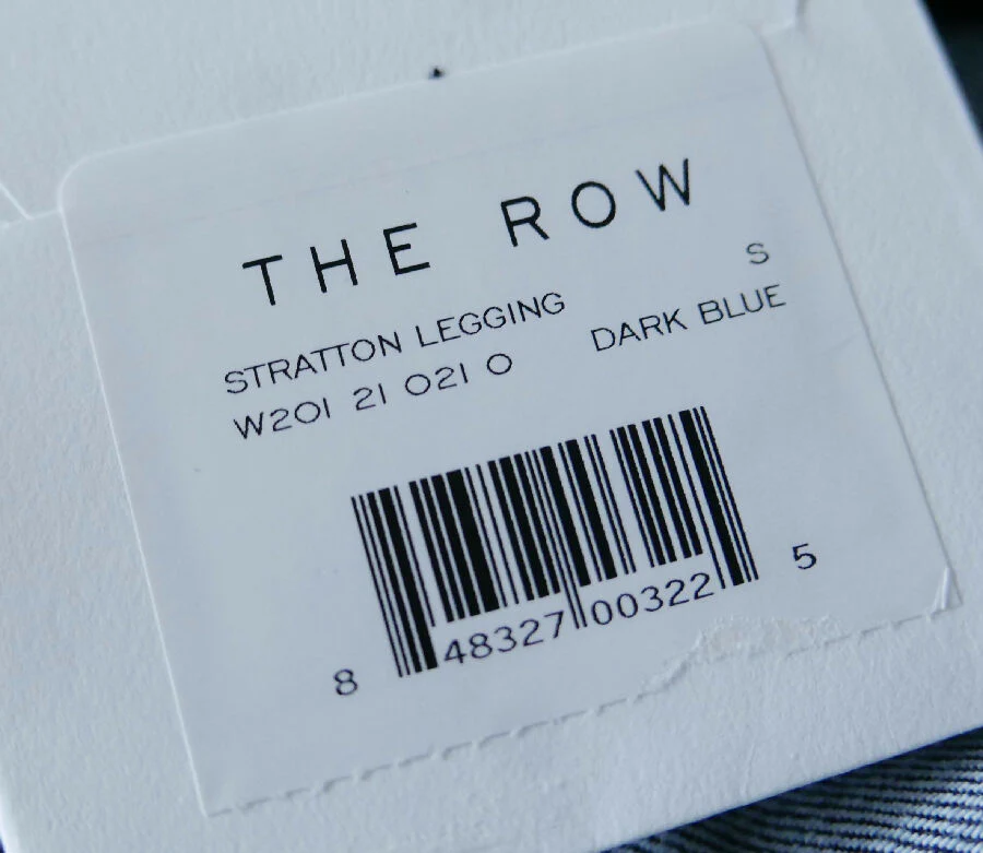 The Row women's navy stratton stretch denim leggings - Image 7