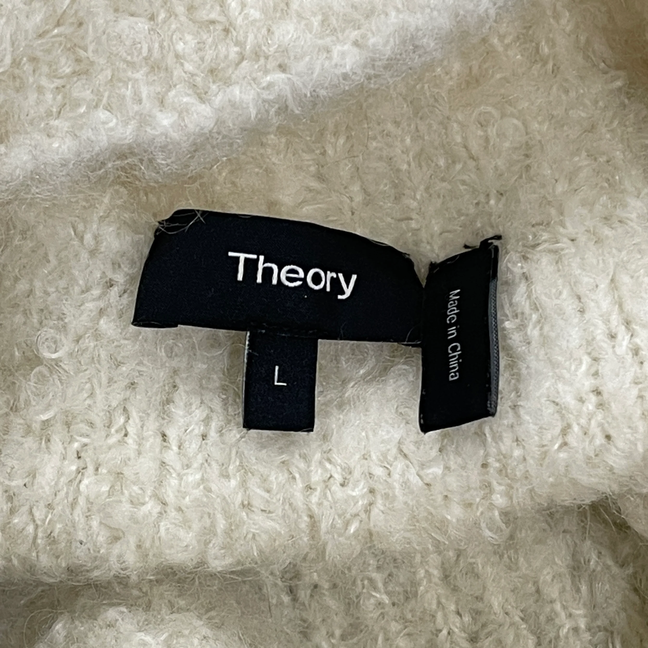 Theory ecru chunky knit roll-neck - Image 5