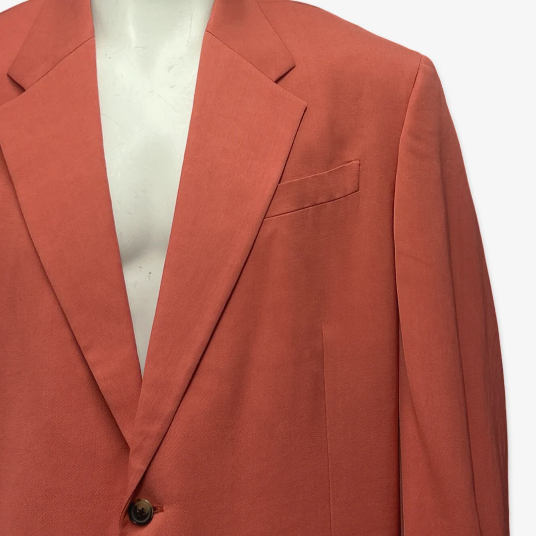 Versace Men's Coral Pink Suit Set - Image 3